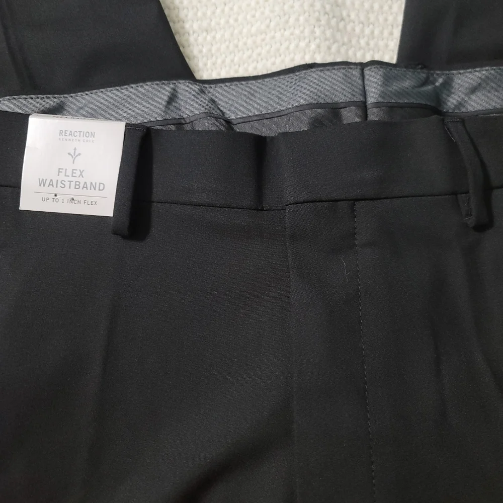 Kenneth Cole Flex‎ Slim Fit Solid Performance Dress Pants Men's 40x30 NWT